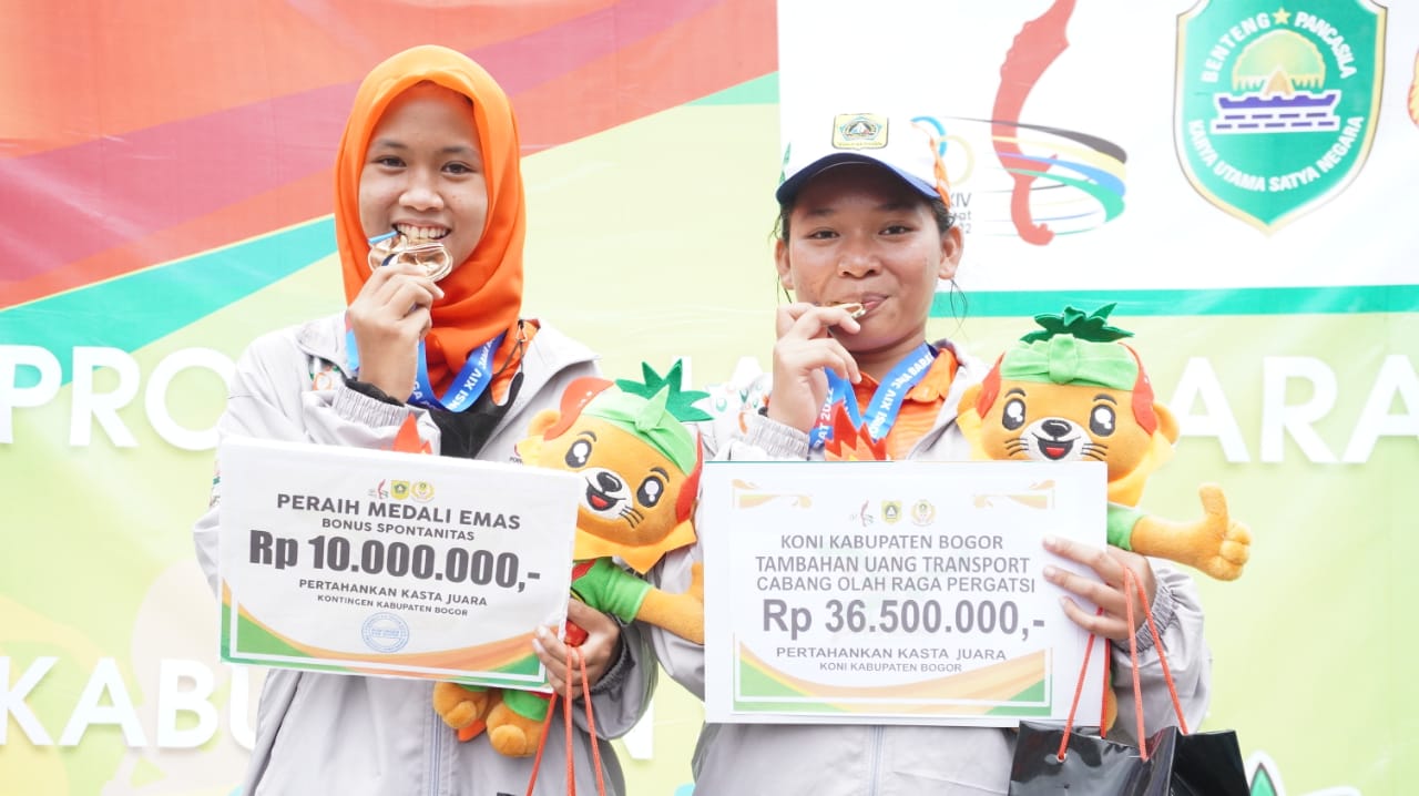 RAIH PRESTASI: Atlet Gateball Double Putri Kabupaten Bogor sabet satu medali emas (Istimewa)
