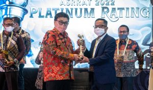 PT Bank Rakyat Indonesia atau BRI meraih penghargaan Platinum Rank pada ajang Asia Sustainability Reporting Rating