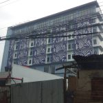 Proyek pembangunan Hotel milik BUMD Kabupaten Bogor PT Sayaga Wisata terlihat mangkrak dan tidak terselesaikan.