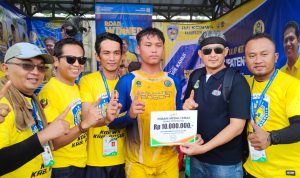 Tim Balap Motor Kabupaten Bogor kembali memperoleh prestasi gemilang, setelah menyumbang  satu medali emas di kelas Trail Standar 4L under 17