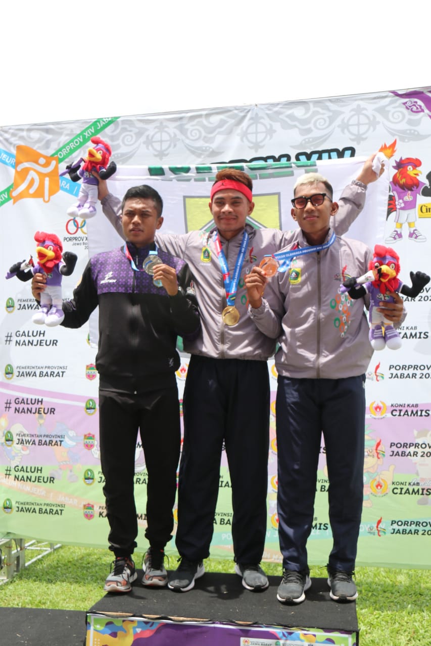 Dua Atlet Atletik Kabupaten Bogor Kompak Raih Dua Emas Sekaligus