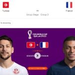 Link Streaming Piala Dunia 2022 Tunisia VS Prancis Bukan Yalla Shoot Live