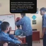 TINDAK KEKERASAN: Tangkap layar aksi bullying di SMP Plus Baiturahman, Kota Bandung.