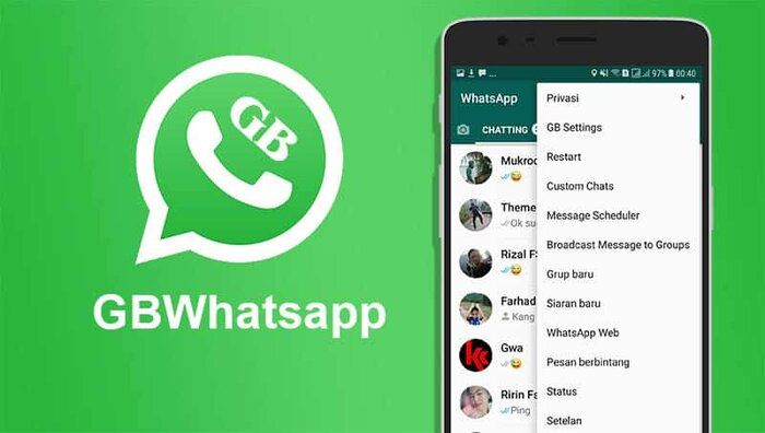 Mematikan Warna Biru Centang Dua di WhatsApp GB