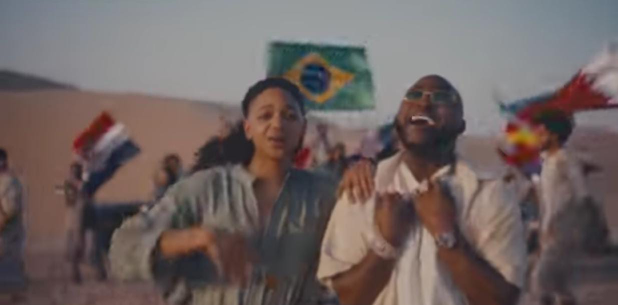 Lagu Resmi Piala Dunia 2022 berjudul Hayya Hayya (tangkapan layar video Youtube FIFA)