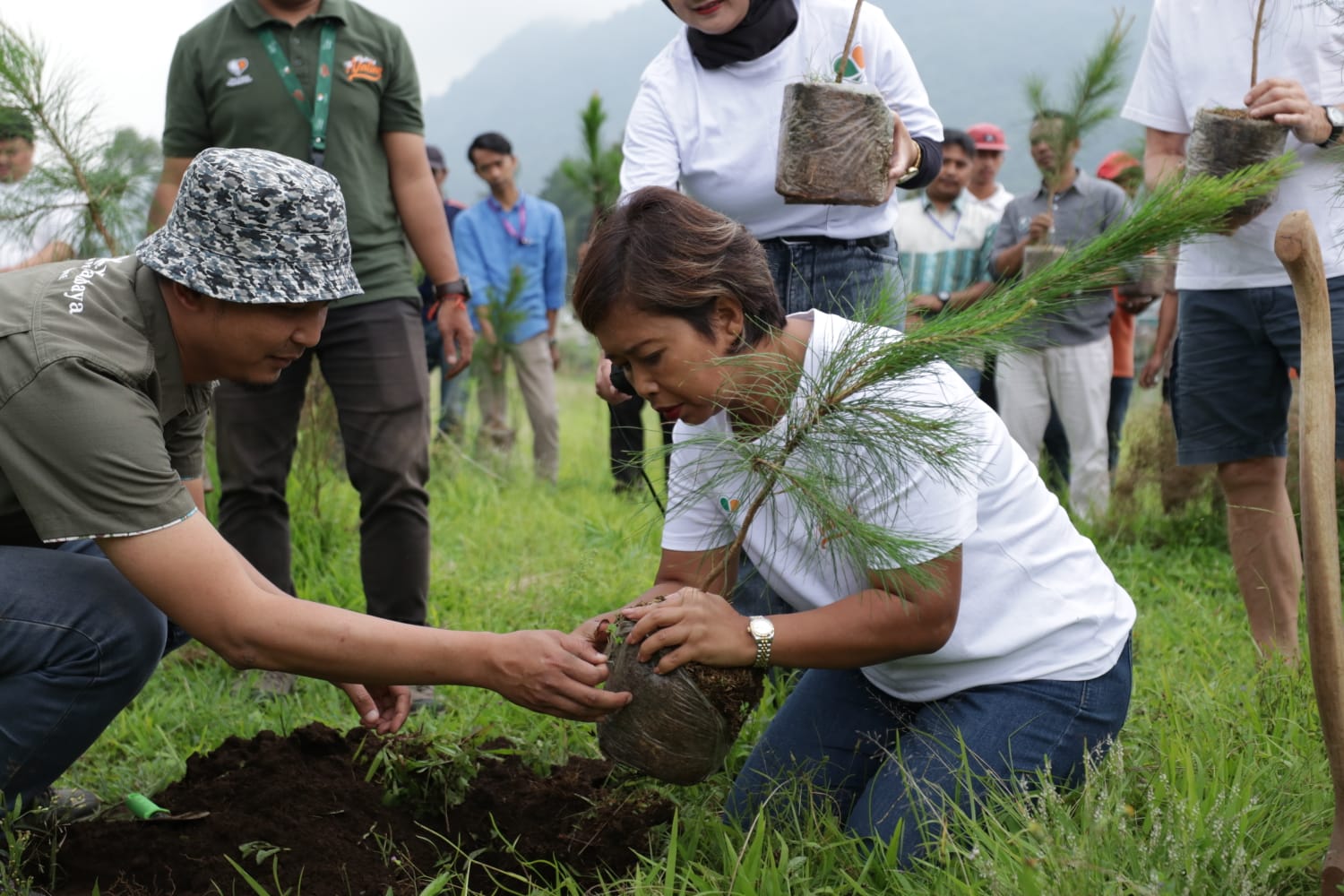 Peringati Hari menanam Pohon, Perhutani Bersama LMDH Deklarasikan Gerakan Konservasi Air