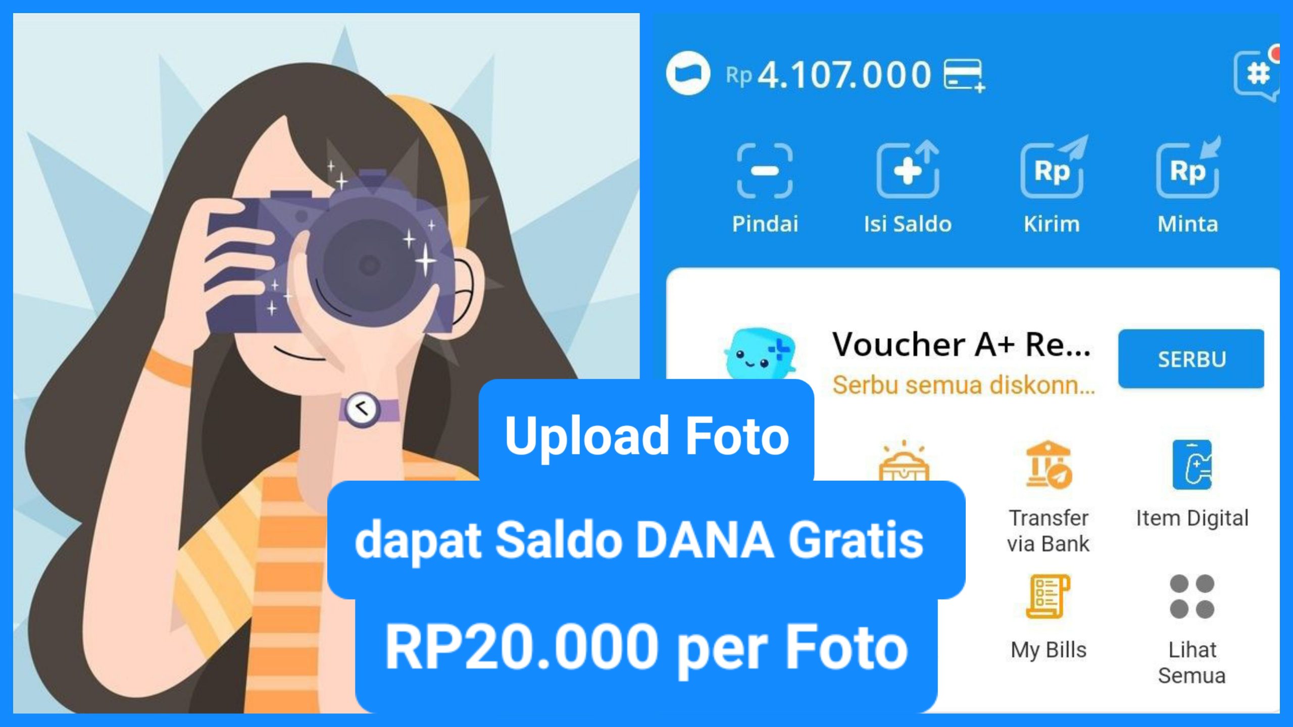 dapat saldo dana gratis