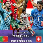 Laga babak 16 Piala Dunia bisa diakses melalui link live streaming gratis Portugal vs Swiss.