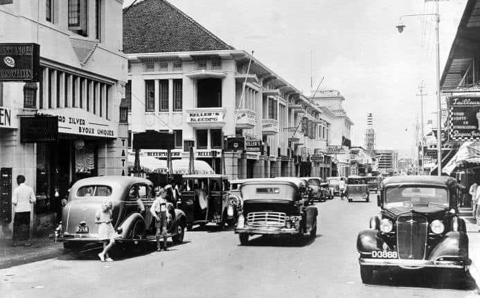 braga street in the 1940s