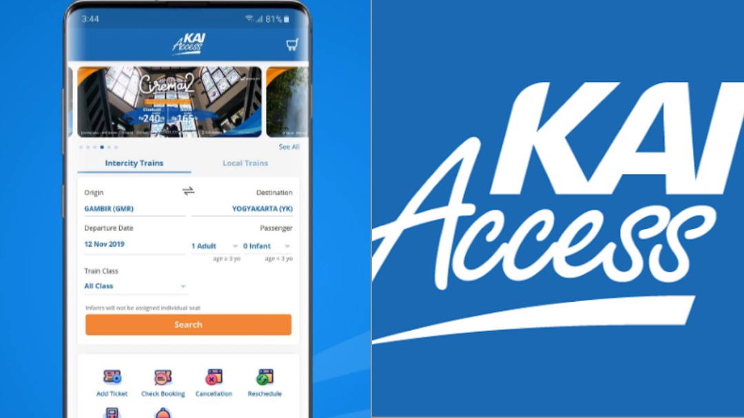 Aplikasi KAI Access ada Beragam Promo 12.12/ Kolase Play.google.com KAI Access