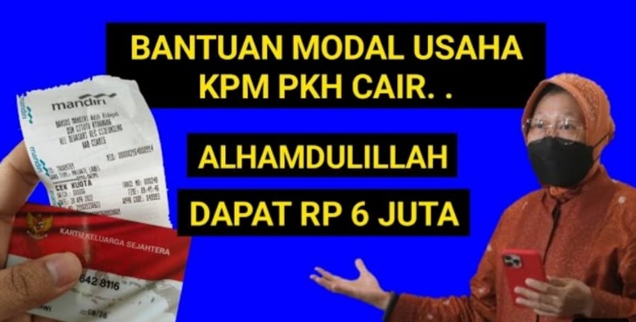 Kalian bisa dapat bantuan saldo DANA gratis Rp 6 juta dari Kemensos untuk modal usaha yang akan cair hingga akhir Desember 2022 ini.