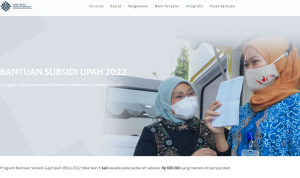 Bantuan Dana Pemerintah Program BSU 2022/ Tangkap Layar bsu.kemnaker.go.id