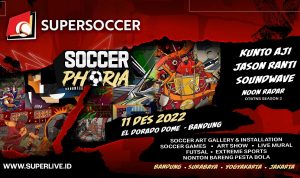 Kunto Aji, Jason Ranti dan Soundwave Bakal Meriahkan Supersoccer ‘Soccerphoria’ di Bandung