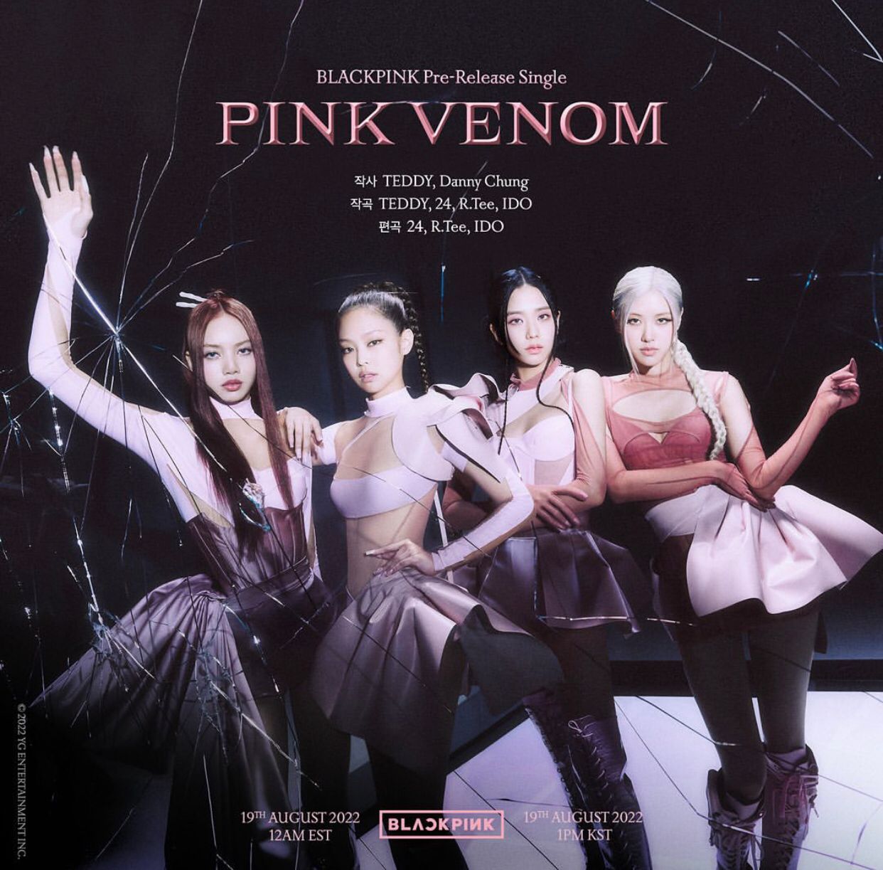 Terjemahan Indo Dari Lirik Lagu Pink Venom - BLACKPINK (sumber: akun Instagram @blackpinkofficial)