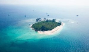 Keindahan Pulau Oar Yang Ada Di Ujung Kulon (sumber: akun Instagram @azaenudin435)