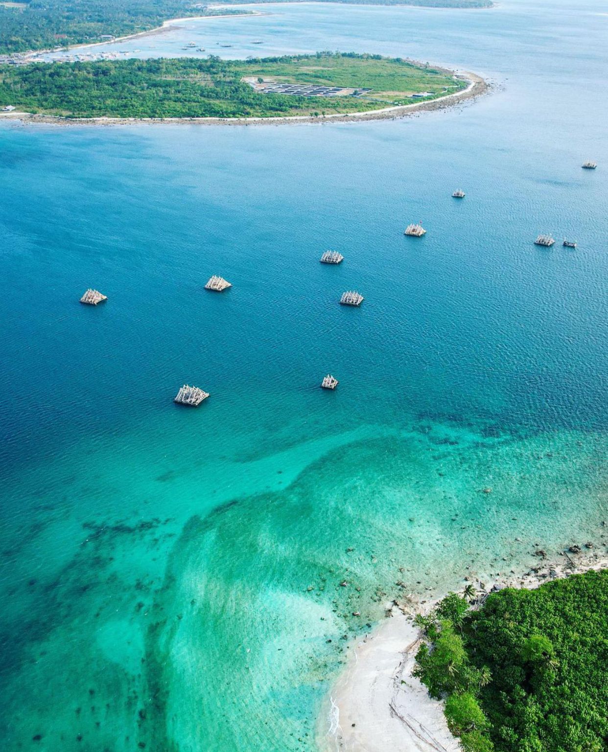 Keindahan Pulau Oar Yang Ada Di Ujung Kulon (sumber: akun Instagram @vaniasutajie)