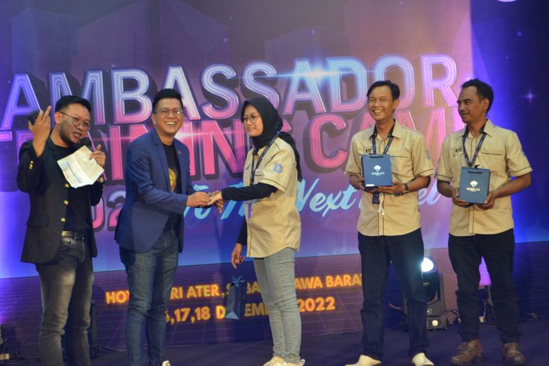 Pelaksanaan Ambassador Training Camp (ATC) 2022 oleh PT Konakami Digital Indonesia.