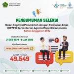 Tata cara Pendaftara P3K Kementrian Agama SSCASN BKN dan Jadwal Seleksi P3K (sumber: akun Instagram @kemenag_ri)