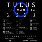 Jadwal dan Harga Tiket TULUS TUR MANUSIA 2023 (sumber: akun Instagram @tulusm)