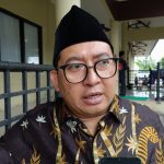Wakil Ketua Umum Partai Gerindra Fadli Zon saat menjelaskan mengenai calon Bupati Bogor. (SANDIKA FADILAH/JABAREKSPRES.COM)