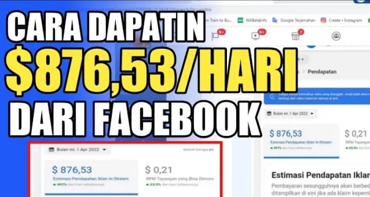 Cara Dapat Uang Dari Facebook, Tips dan Triknya Ada di Sini Nih !!