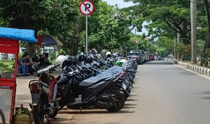 Parkir Liar di Kabupaten Bogor Menjamur