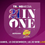 Jadwal Acara Trans TV Hari Kamis, 15 Desember 2022, Bakal Ada HUT Transmedia 21 In One