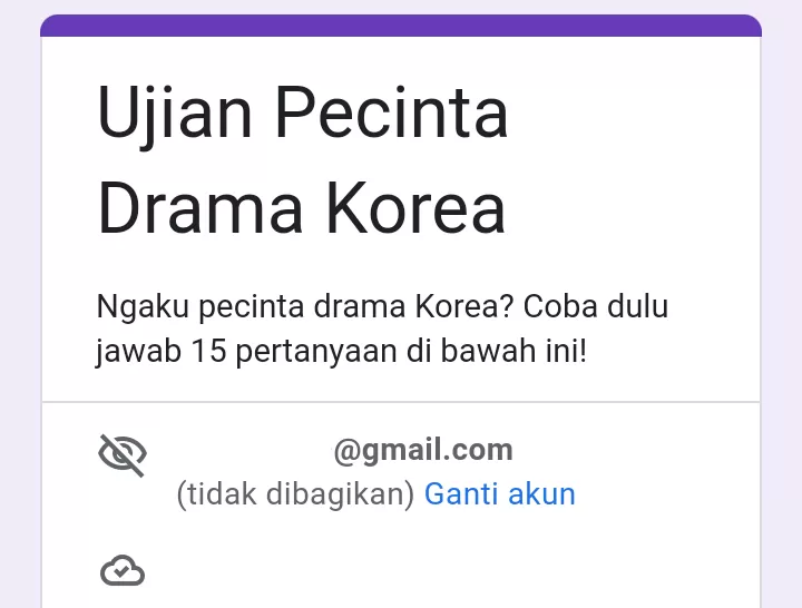 link ujian pecinta drama korea yang sempat viral, coba sekarang!