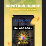 Saldo DANA Gratis Rp600.000 Langsung Masuk Kantong dengan aplikasi ini.