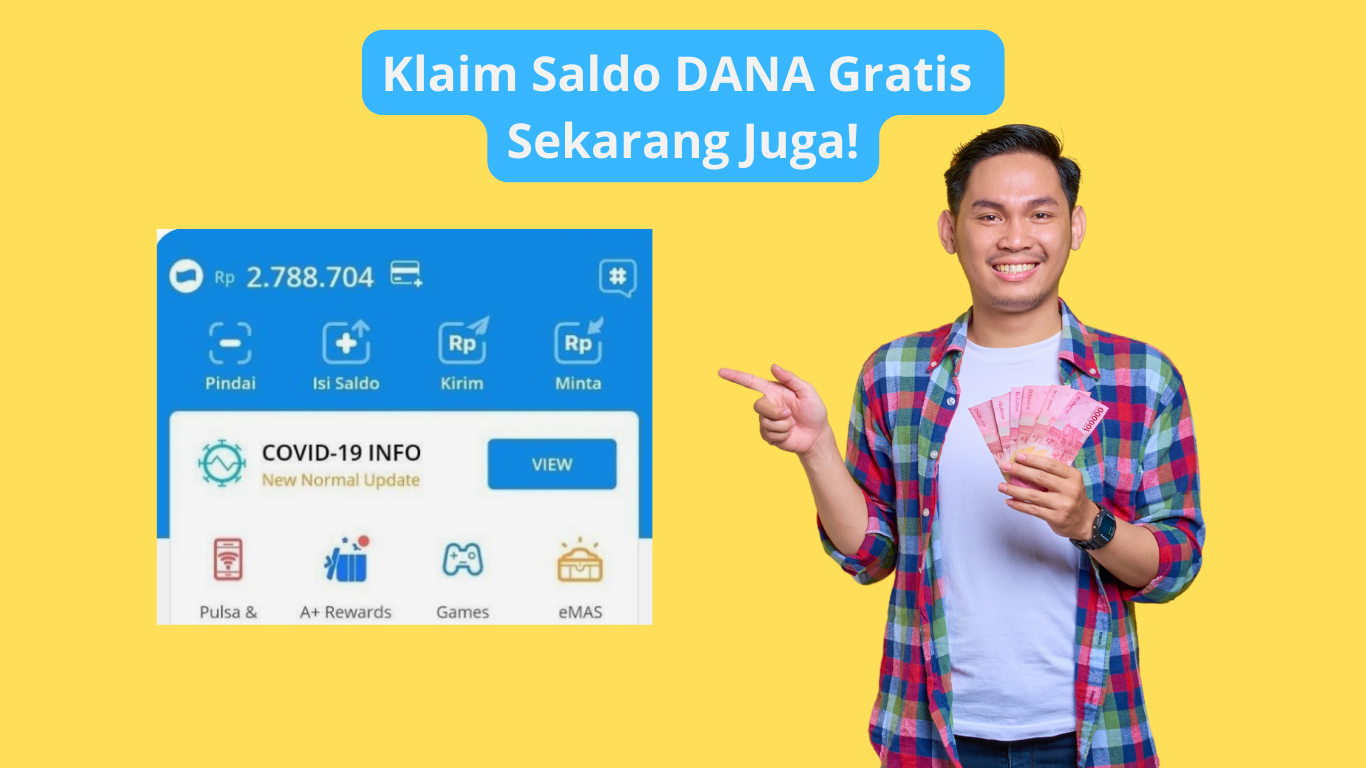 KLAIM Saldo DANA Gratis Rp500 Ribu Lewat Situs Penghasil Uang Terbaru 2023, Ini Linknya