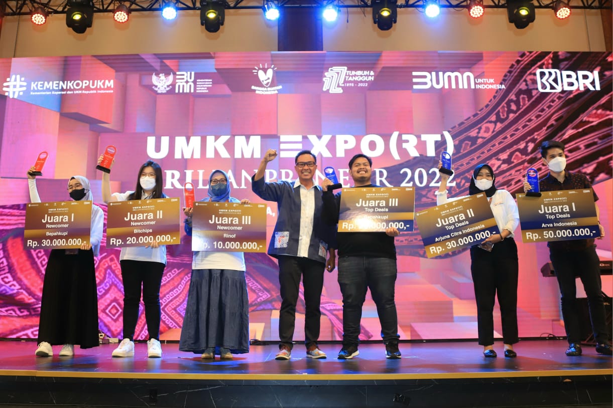 Direktur Bisnis Kecil dan Menengah BRI Amam Sukriyanto mengungkapkan sejumlah capaian membanggakan terjadi di ajang UMKM EXPO(RT)
