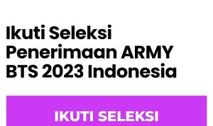 Ujian Army BTS 2023 Terbaru Viral/ Tangkap layar Armyindonesia.com