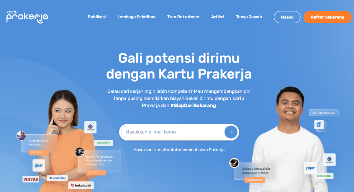 Kartu Prakerja 2023/ Tangkap Layar prakerja.go.id
