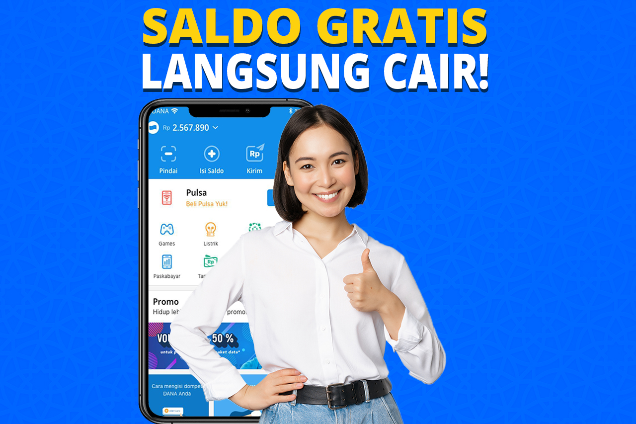 Saldo DANA Gratis Rp2.000.000 Juta Tanpa Aplikasi Langsung Cair!
