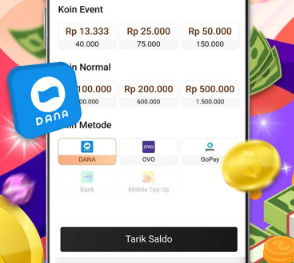Tap Coin App Penghasil Uang Gratis ke Dana/ Tangkap Layar Play.google.com