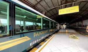 Untuk tiketnya Kereta Api Indonesia unbtuk gebong Panoramic dibandrol Rp 1 Juta dengan fasilitas yang terbilah sangat mewah.
