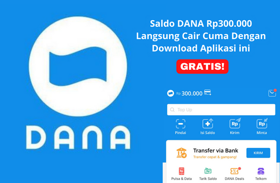 saldo dana gratis langsung cair