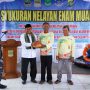 Wagub Uu saat menghadiri syukuran enam muara atau biasa disebut nadran, Minggu (29/2/2023) di Kabupaten Bekasi.