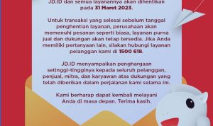 JD.ID Umumkan Tutup Melalui Website Resminya! (sumber: m.jd.id)