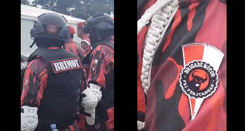Viral Video Pasukan Brimot PDI Perjuangan Berseragam Mirip Anggota PP