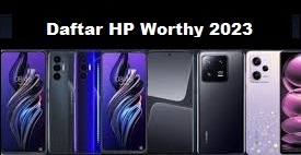 Daftar HP Worthy 2023