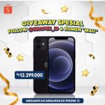 Promo giveaway Shopee Bagi-bagi iPhone 12 Hanya Sampai 25 Februari 2023