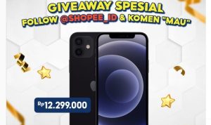 Promo giveaway Shopee Bagi-bagi iPhone 12 Hanya Sampai 25 Februari 2023