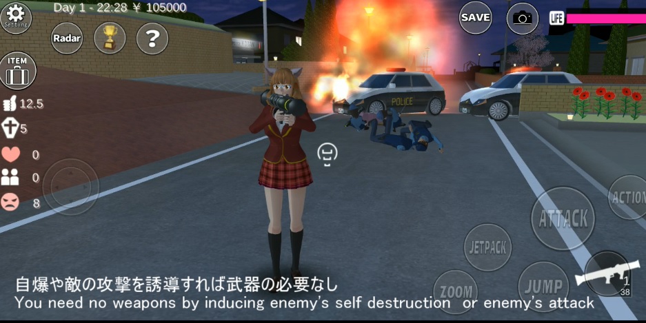 Update Sakura School Simulator Terbaru 2023, Ada Fitur Canggih untuk Senjata Baru