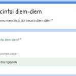 Link tes ujian mencintai diam-diam terbaru, via google form
