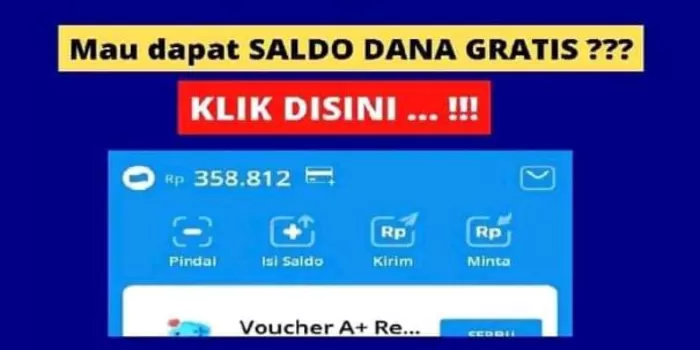 saldo dana gratis langsung cair