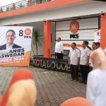 Jajaran DPD PKS Kota Bogor saat mendeklarasikan posko pemenangan Anies Baswedan. (Yudha Prananda / Jabar Ekspres)