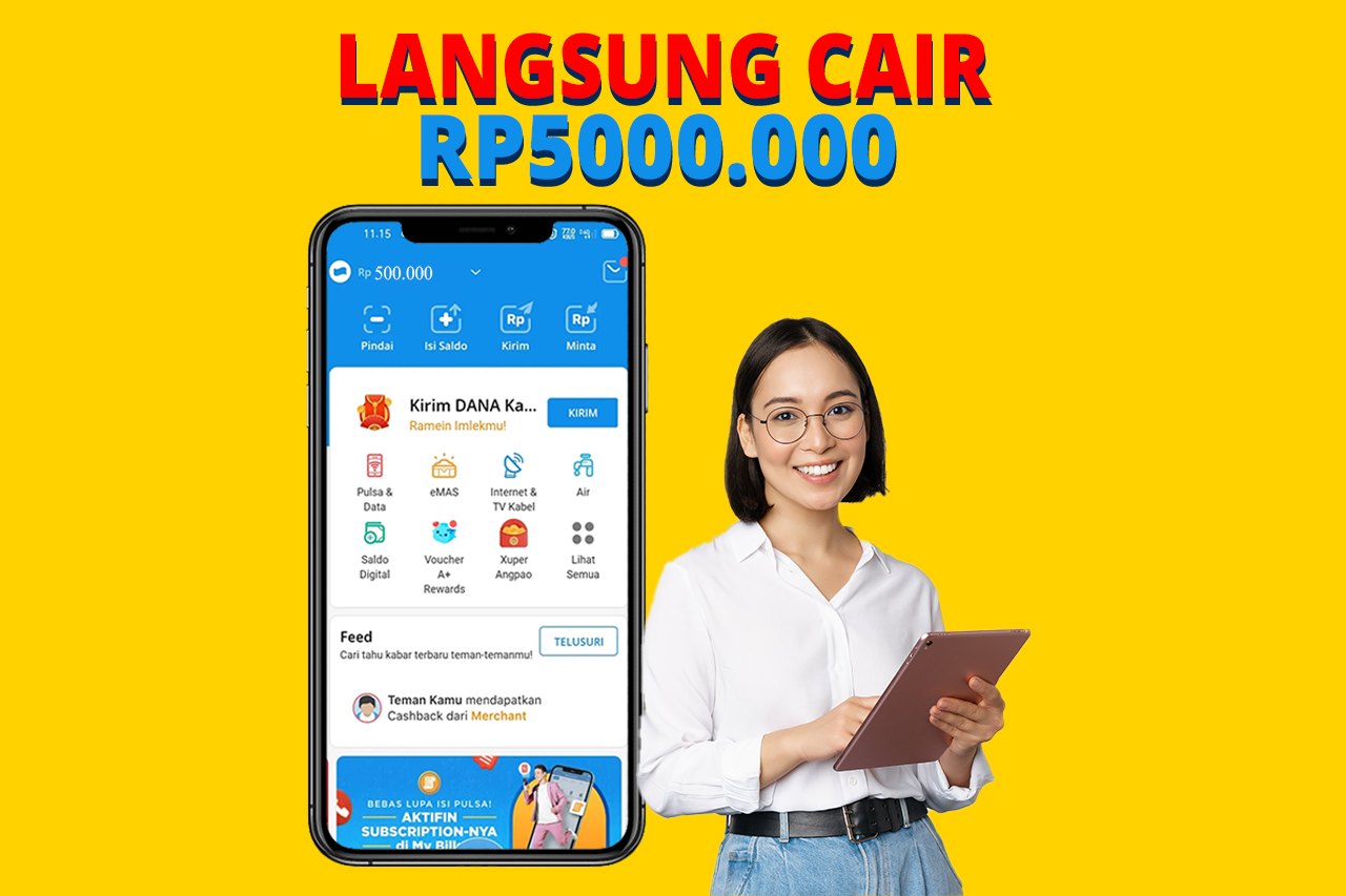 1 Menit Cair Rp500.000 Aplikasi Penghasil Uang Tercepat Terbukti Membayar