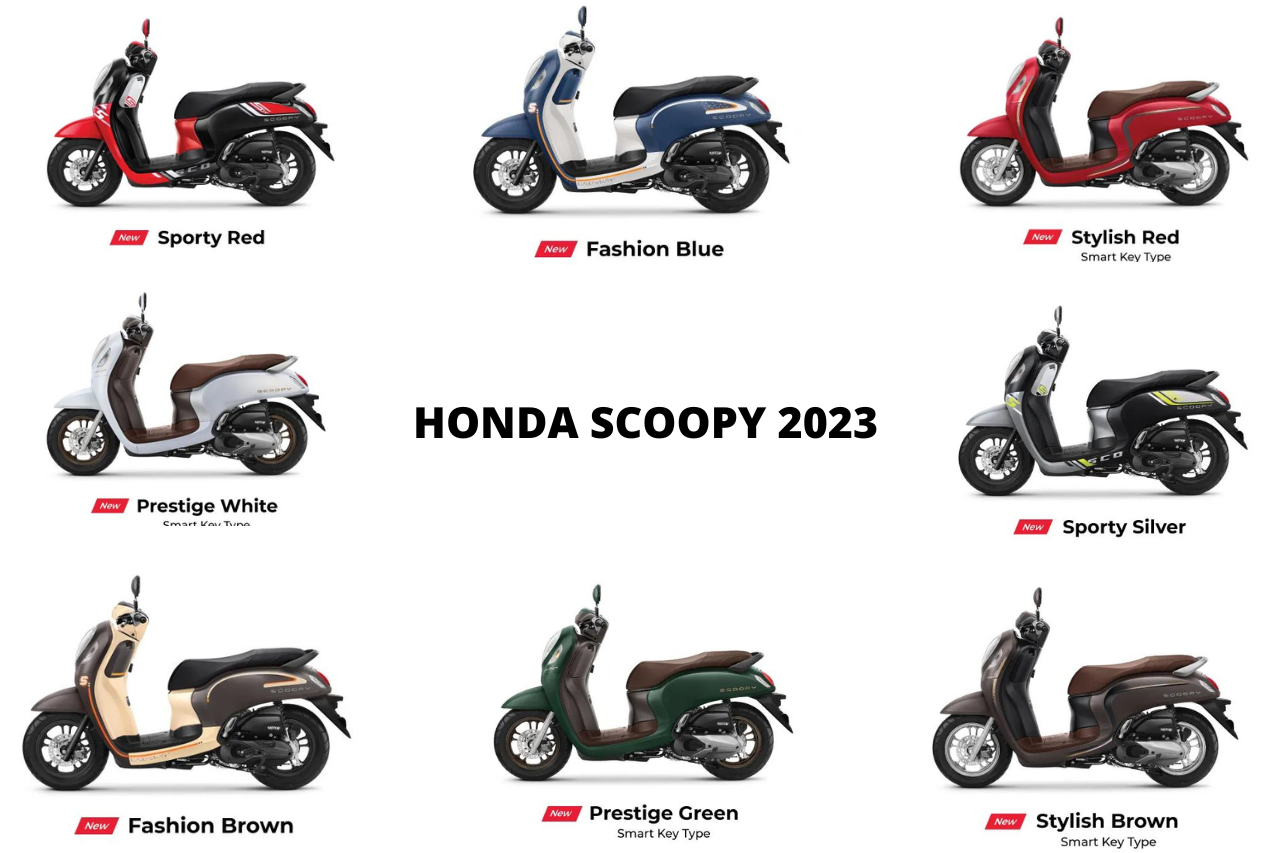 New Honda Scoopy 2023 Dengan Tampilan Keren dan Mewah!