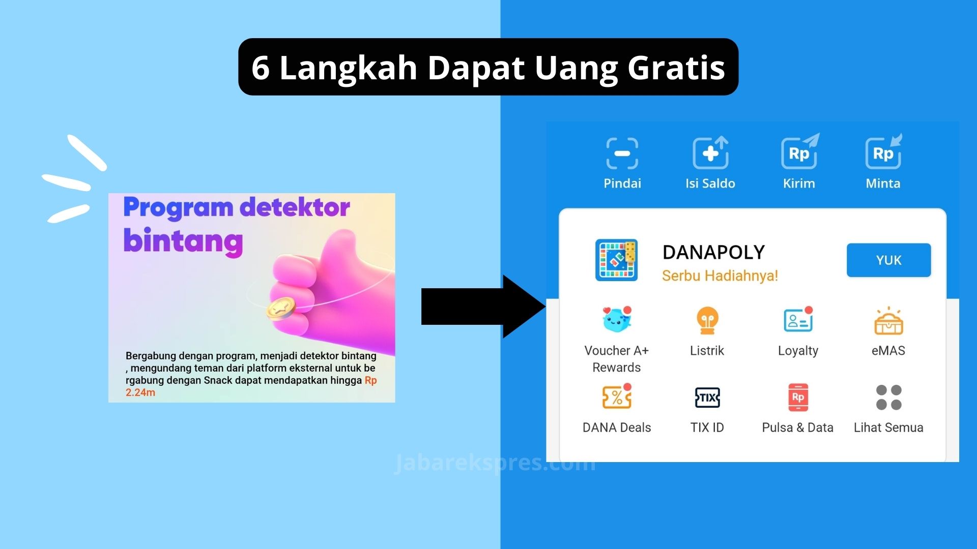 App Penghasil Dana Gratis/ Tangkap Layar Aplikasi (Ilustrasi)